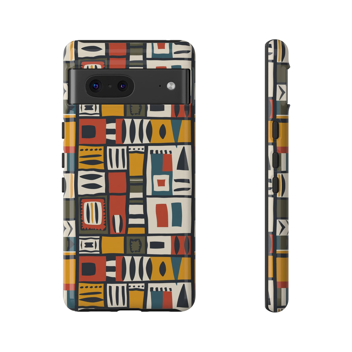 Stylish African Pattern Phone Case – Unique and Vibrant Protection 013