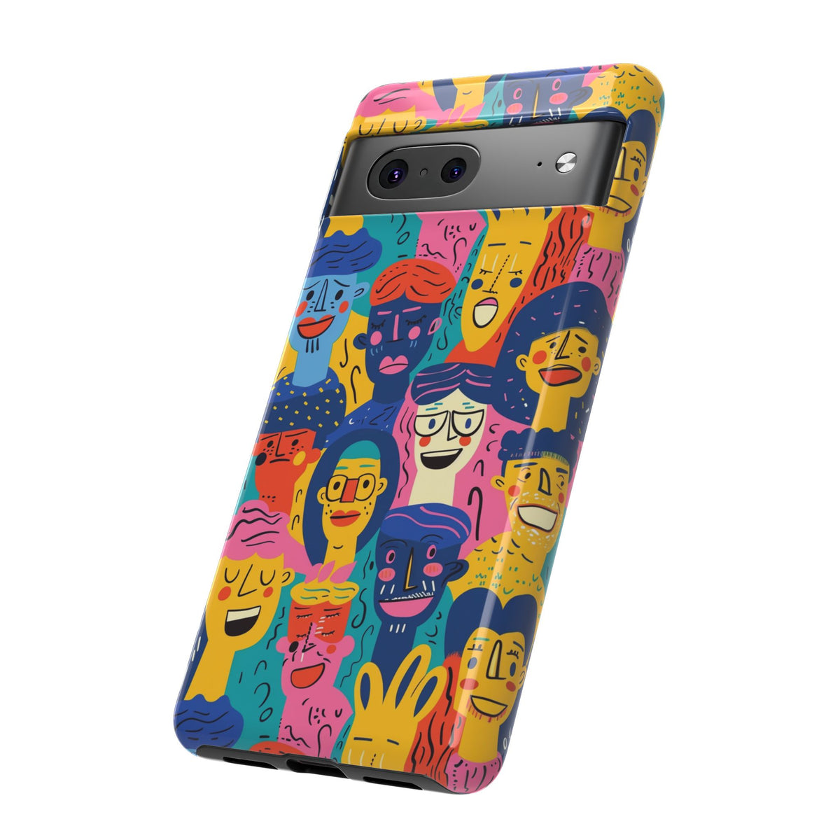 Happy Faces Phone Case – Joyful and Cheerful Design for a Bright Look 6