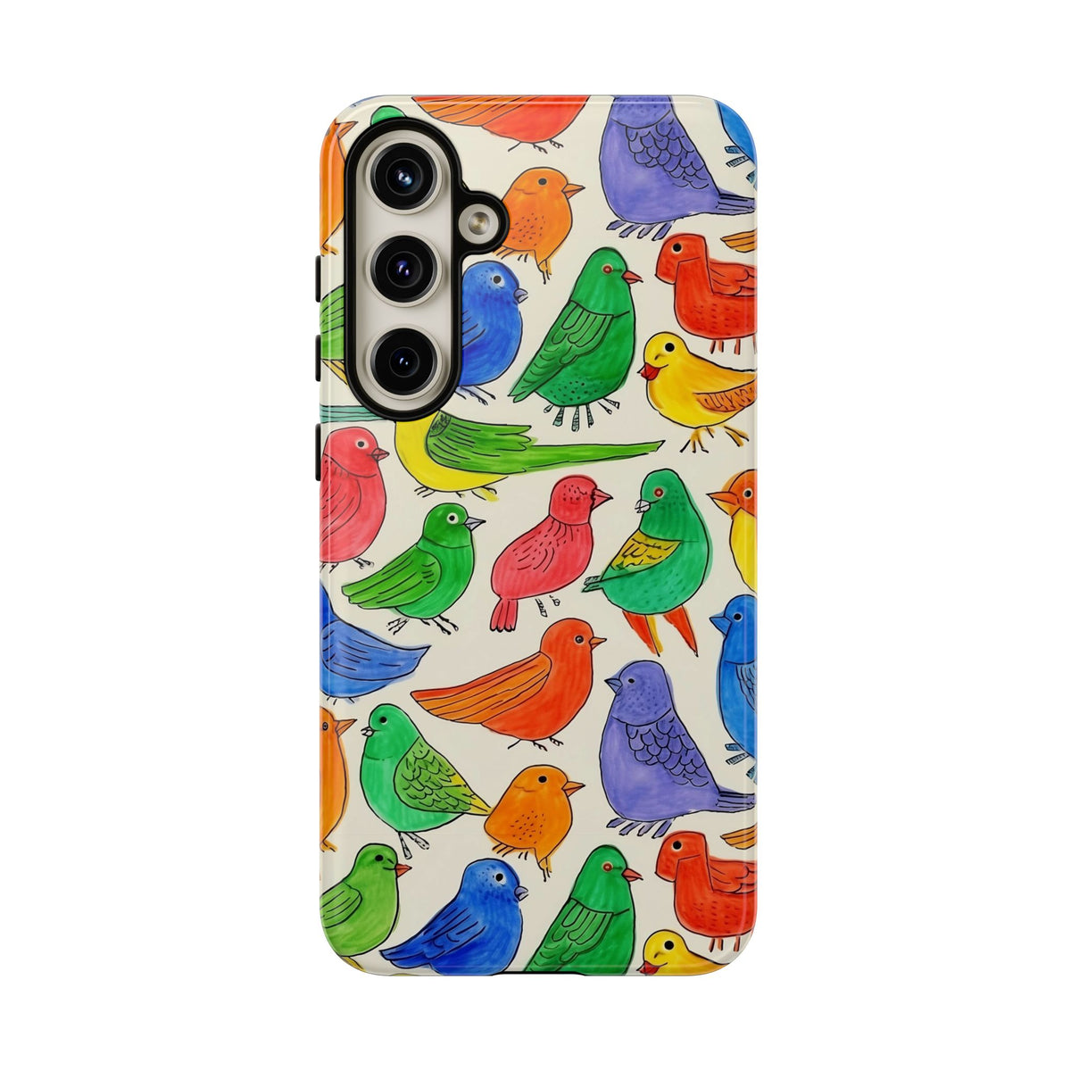 Birds Seamless Pattern Phone Case – Elegant and Timeless Avian Design 2