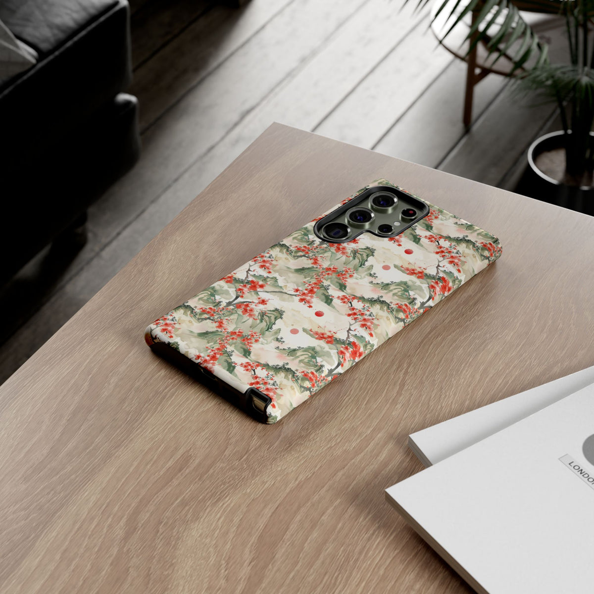 Japanese Pattern Phone Case – Elegant & Timeless Design for Your Phone 089