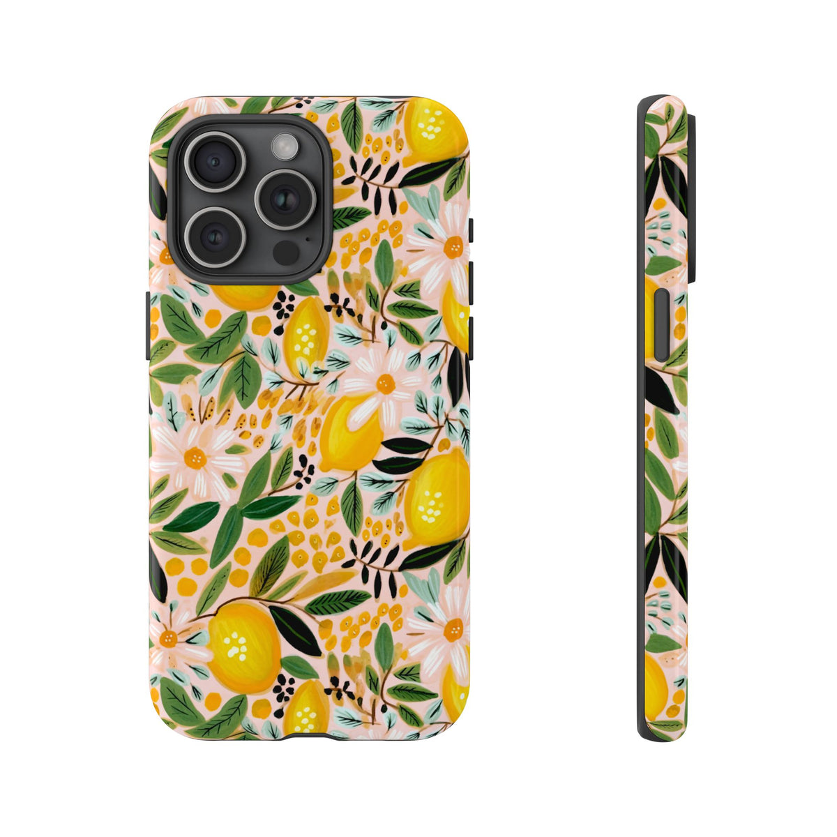 Cute Summer Lemons Phone Case – Refreshing Citrus Design for Your Phone 2