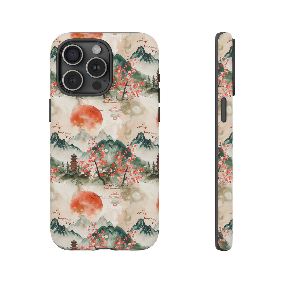 Japanese Pattern Phone Case – Elegant & Timeless Design for Your Phone 057