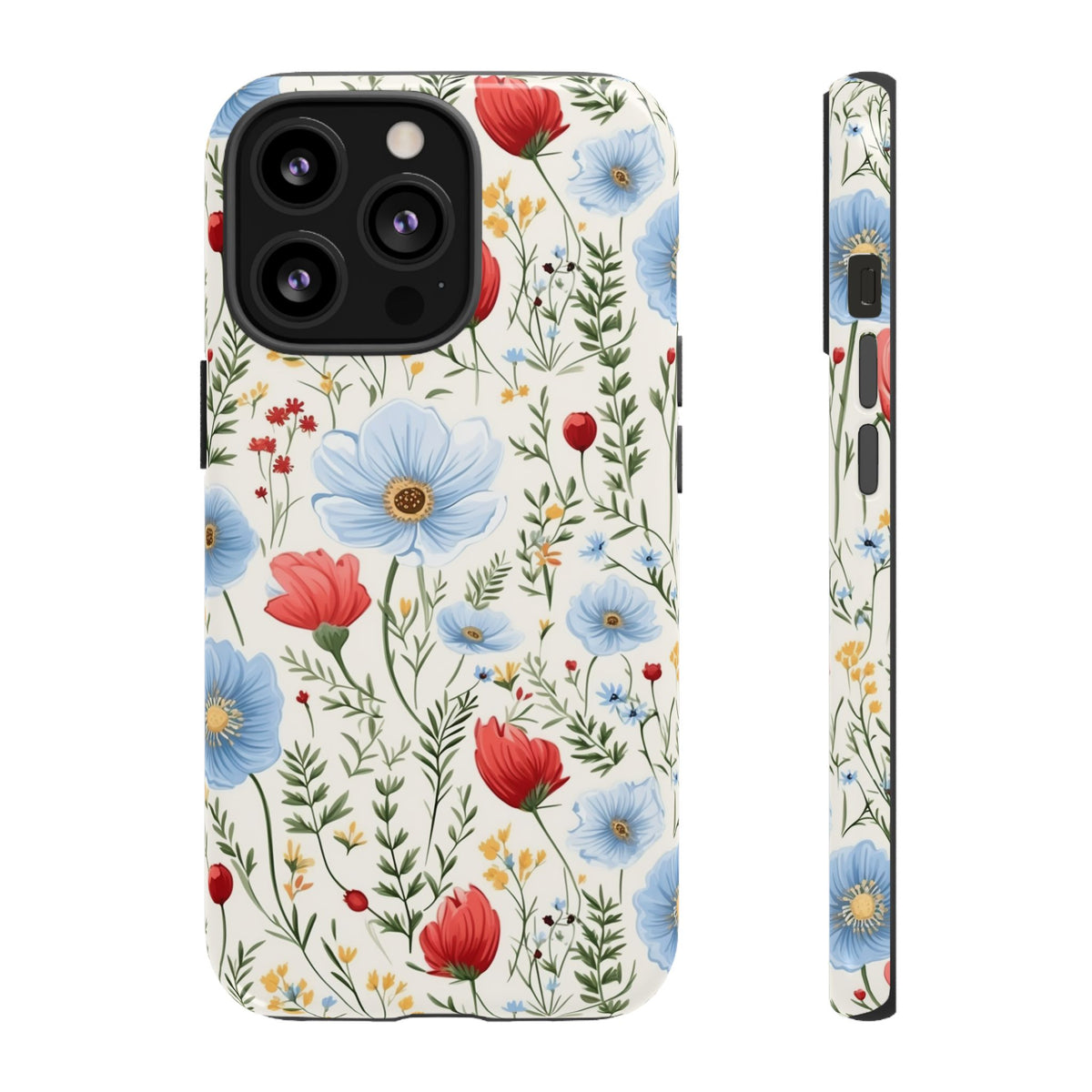 Wildflower Design Phone Case – Beautiful Nature-Inspired Floral Pattern