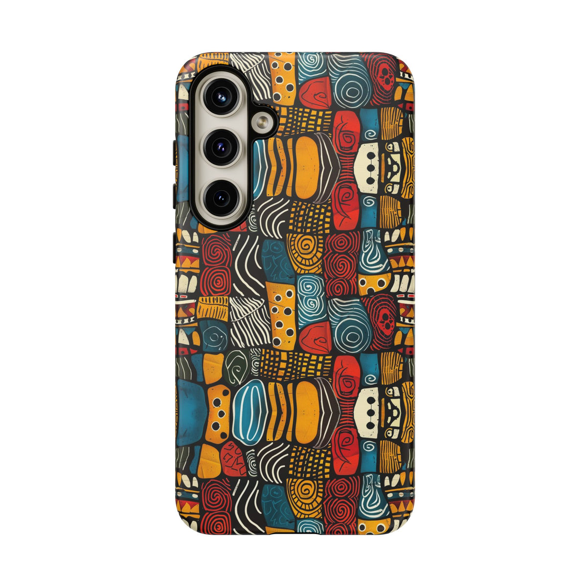 Stylish African Pattern Phone Case – Unique and Vibrant Protection 159