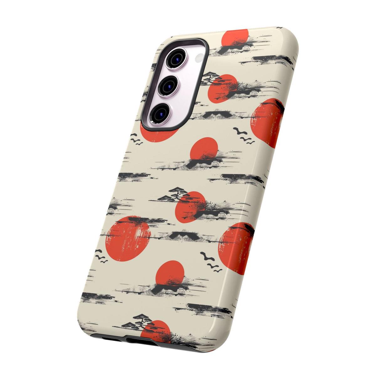 Japanese Pattern Phone Case – Elegant & Timeless Design for Your Phone 077