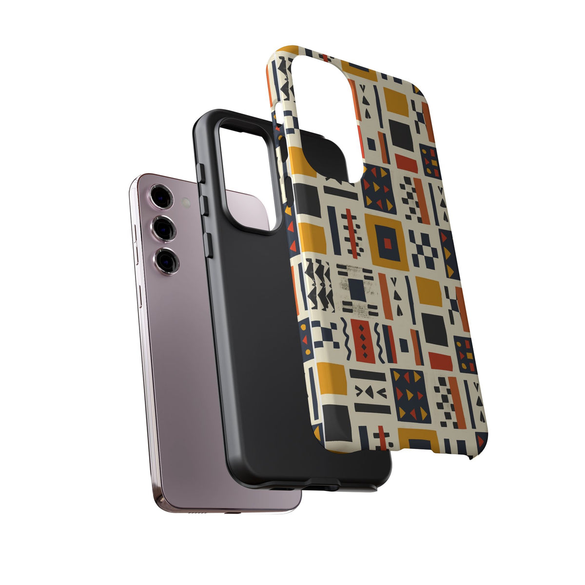 Stylish African Pattern Phone Case – Unique and Vibrant Protection 104