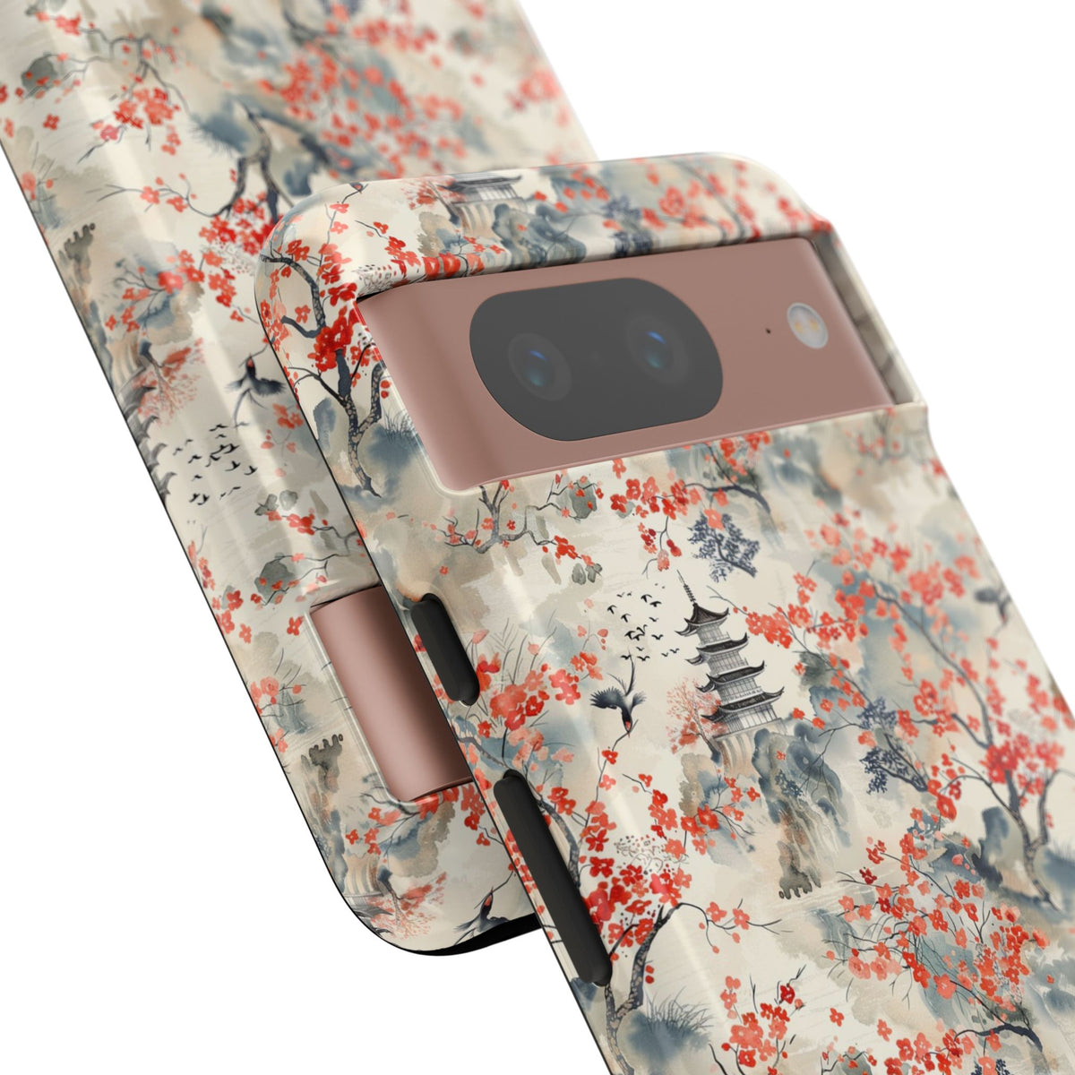 Japanese Style Pattern Phone Case - Elegant & Protective Cover