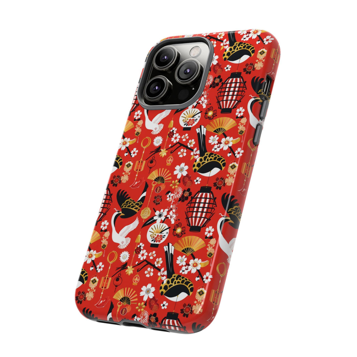 Japanese Pattern Phone Case – Elegant & Timeless Design for Your Phone 056