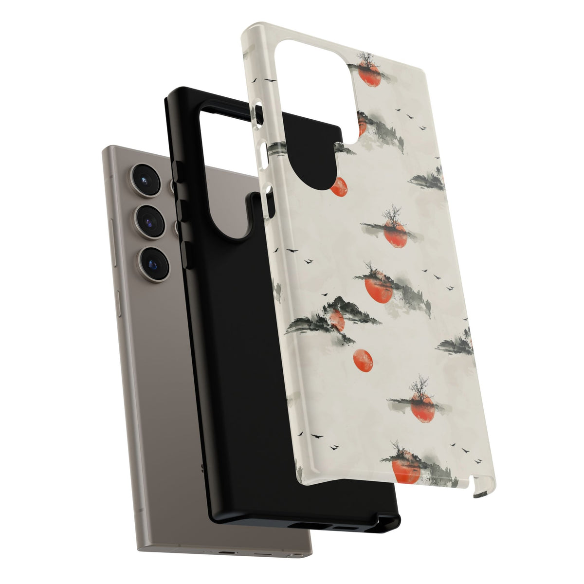 Japanese Pattern Phone Case – Elegant & Timeless Design for Your Phone 502