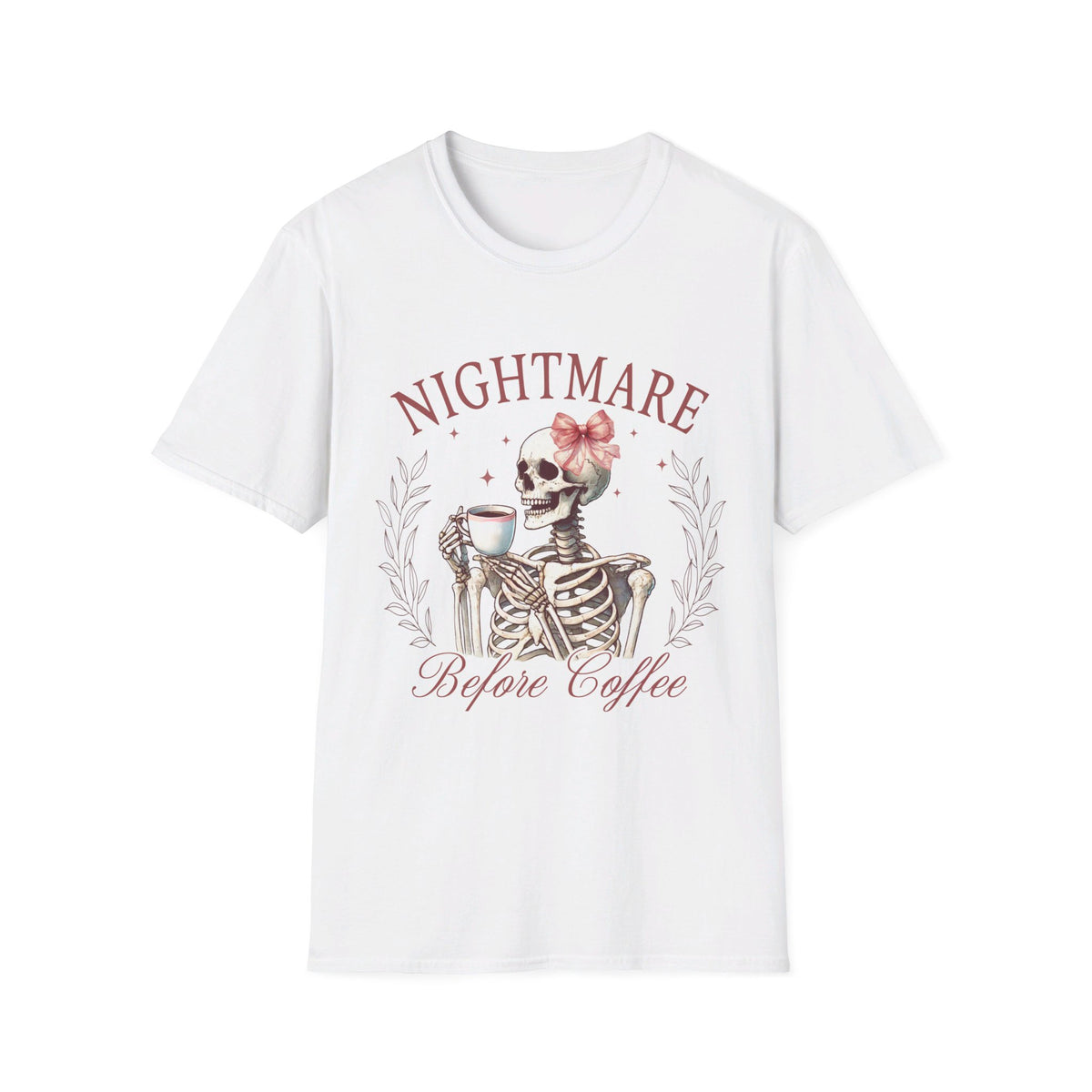 Nightmare Before Coffee Unisex Softstyle T-Shirt