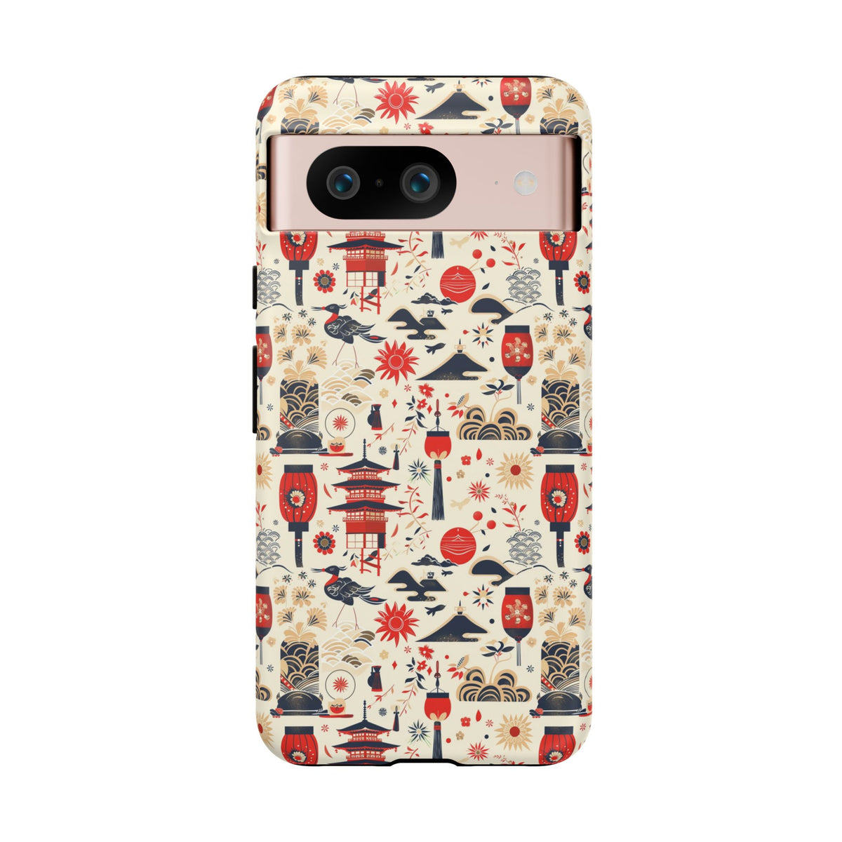 Japanese Pattern Phone Case – Elegant & Timeless Design for Your Phone 024