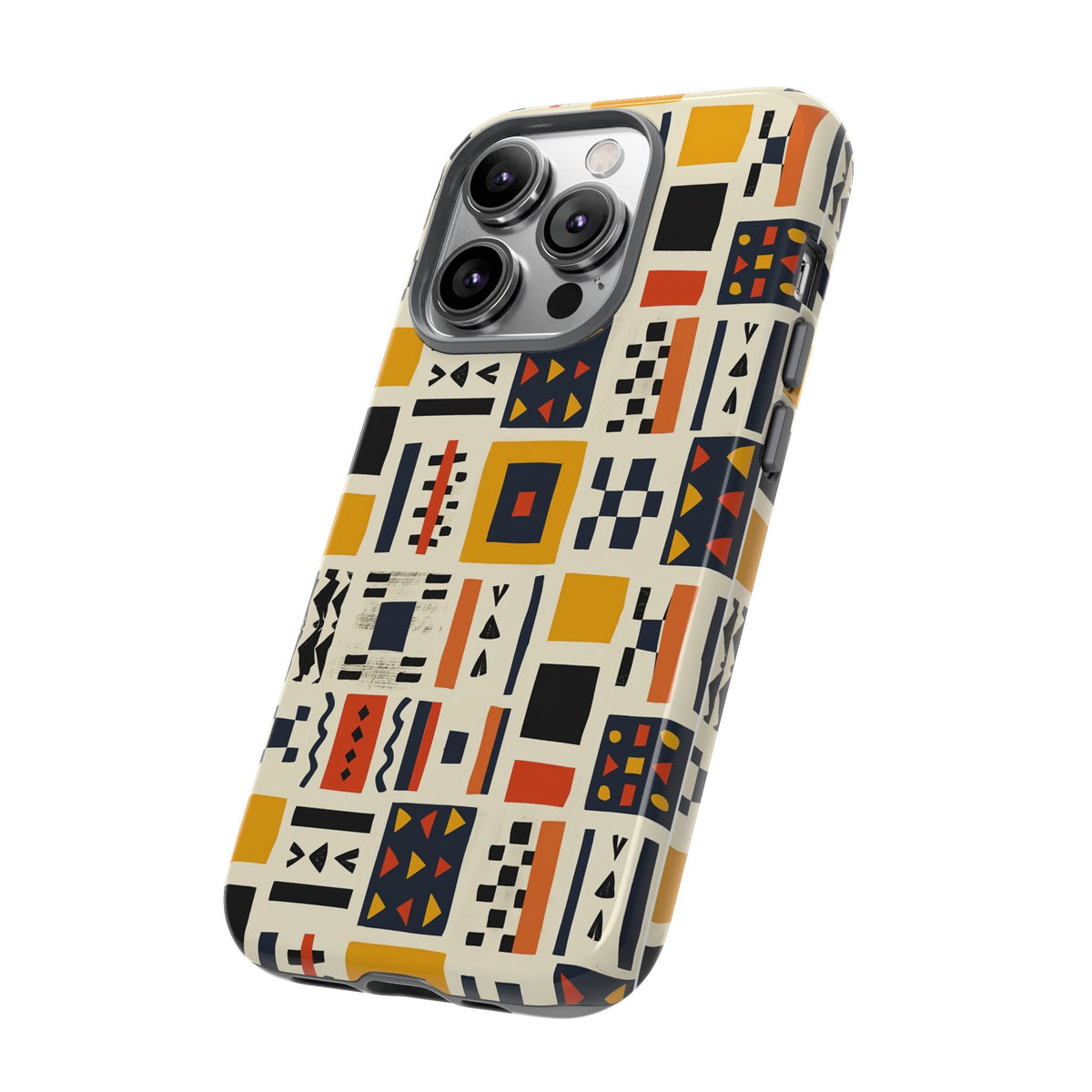 Stylish African Pattern Phone Case – Unique and Vibrant Protection 104