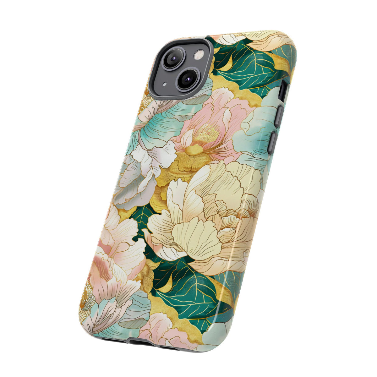 Japanese Blossom Asian Floral Design Phone Case – Elegant Floral Phone Cover