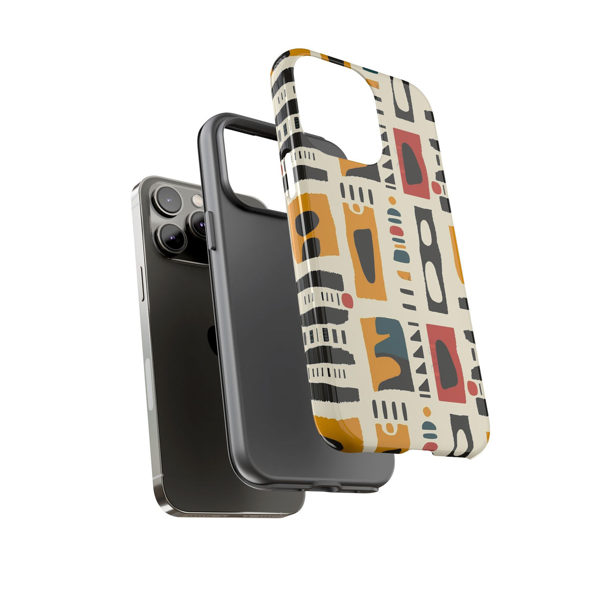 Stylish African Pattern Phone Case – Unique and Vibrant Protection 260