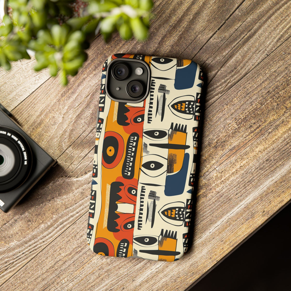 Stylish African Pattern Phone Case – Unique and Vibrant Protection 204