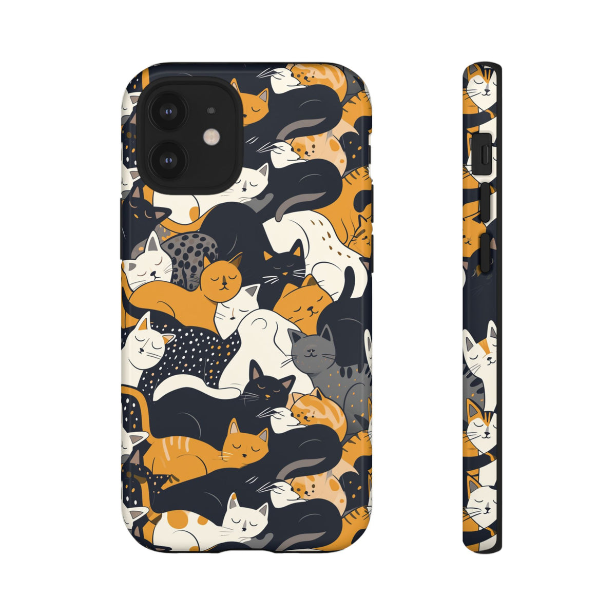 Seamless Cat Pattern Design Phone Case – Playful and Stylish Cat-Themed Phone Cover 2