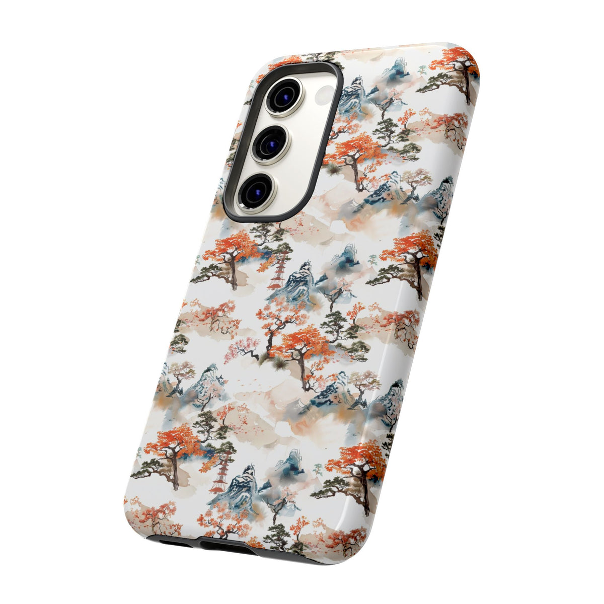 Japanese Pattern Phone Case – Elegant & Timeless Design for Your Phone 506