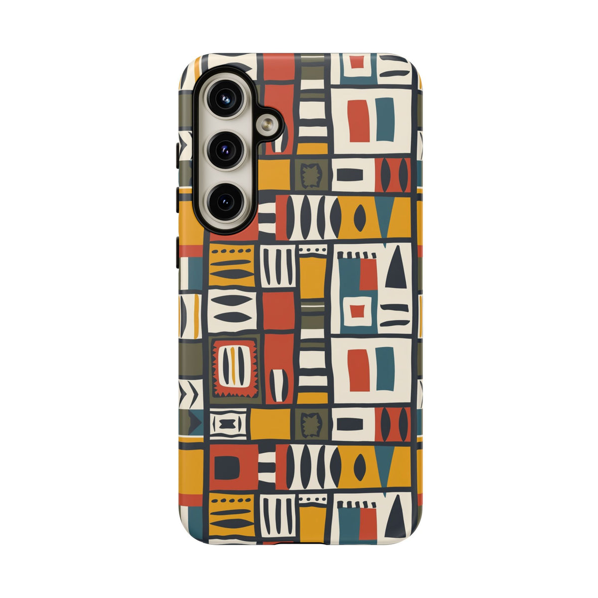 Stylish African Pattern Phone Case – Unique and Vibrant Protection 013