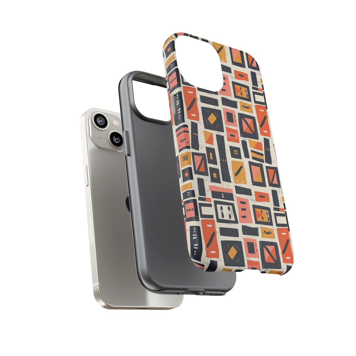 Stylish African Pattern Phone Case – Unique and Vibrant Protection 087