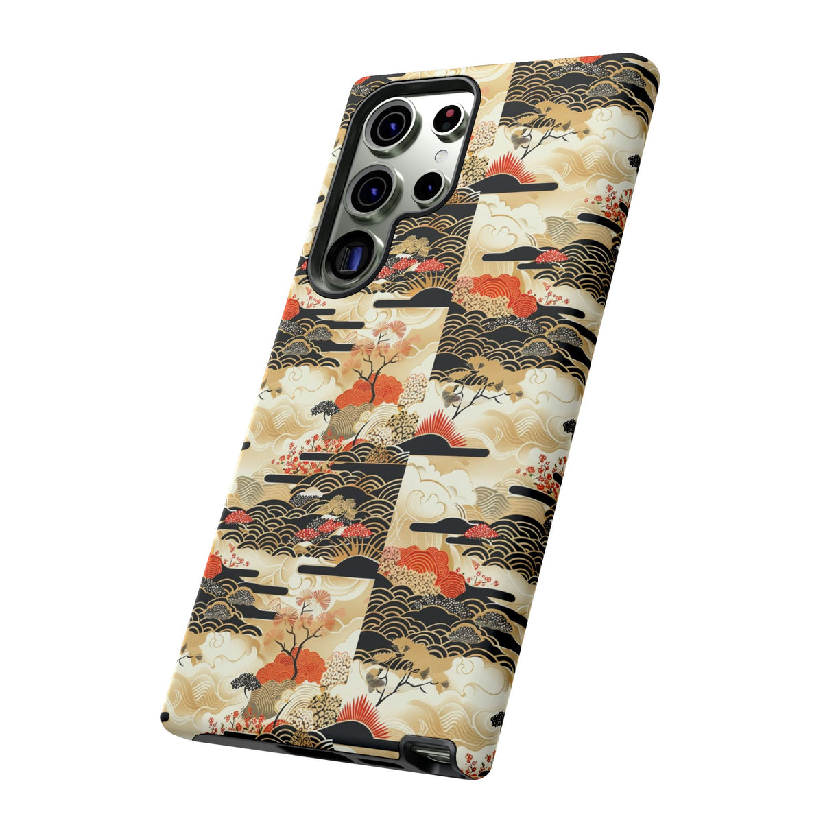 Japanese Pattern Phone Case – Elegant & Timeless Design for Your Phone 123