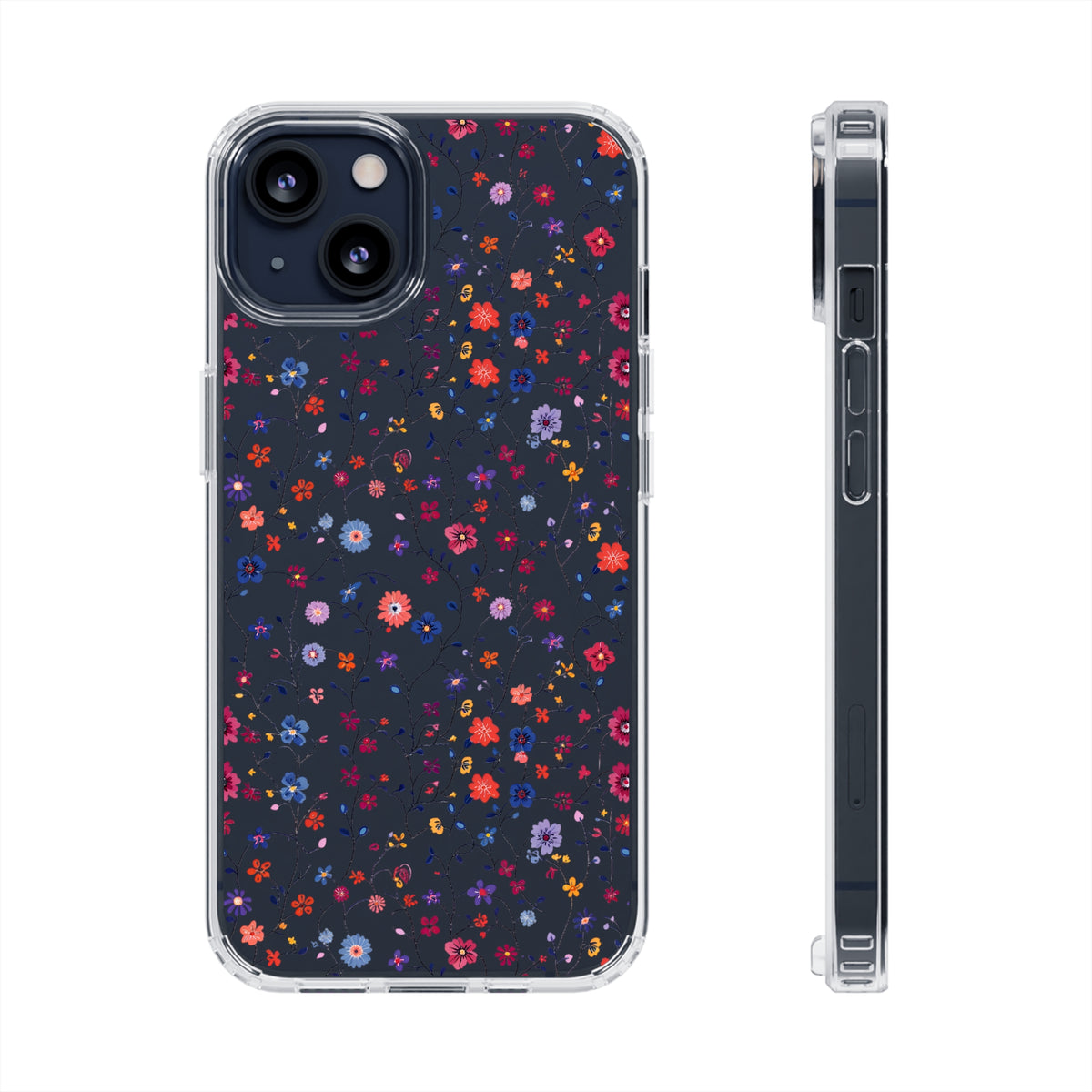 Wild Flowers Garden Stitch Phone Case – Nature-Inspired Floral Design 7