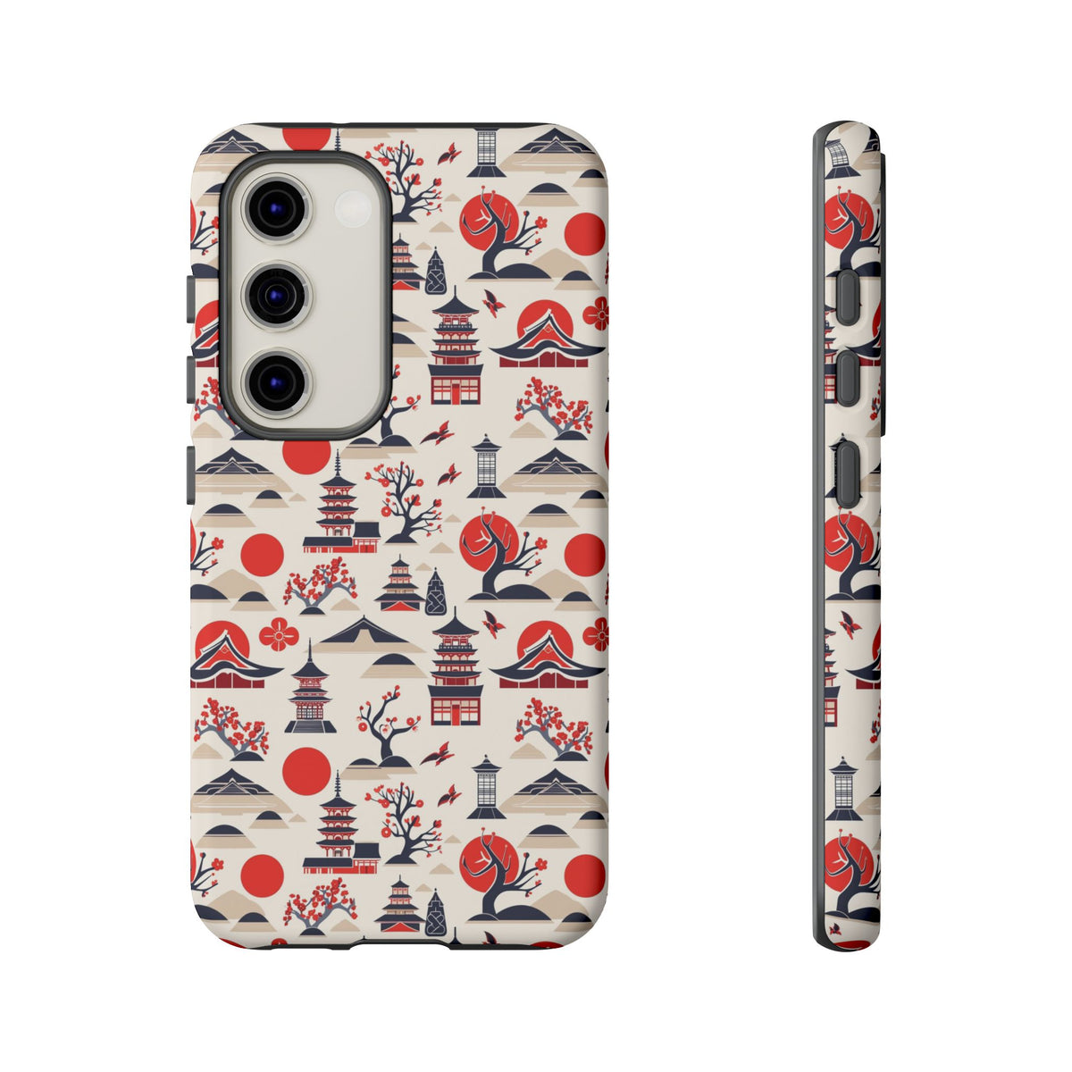 Japanese Pattern Phone Case – Elegant & Timeless Design for Your Phone 013