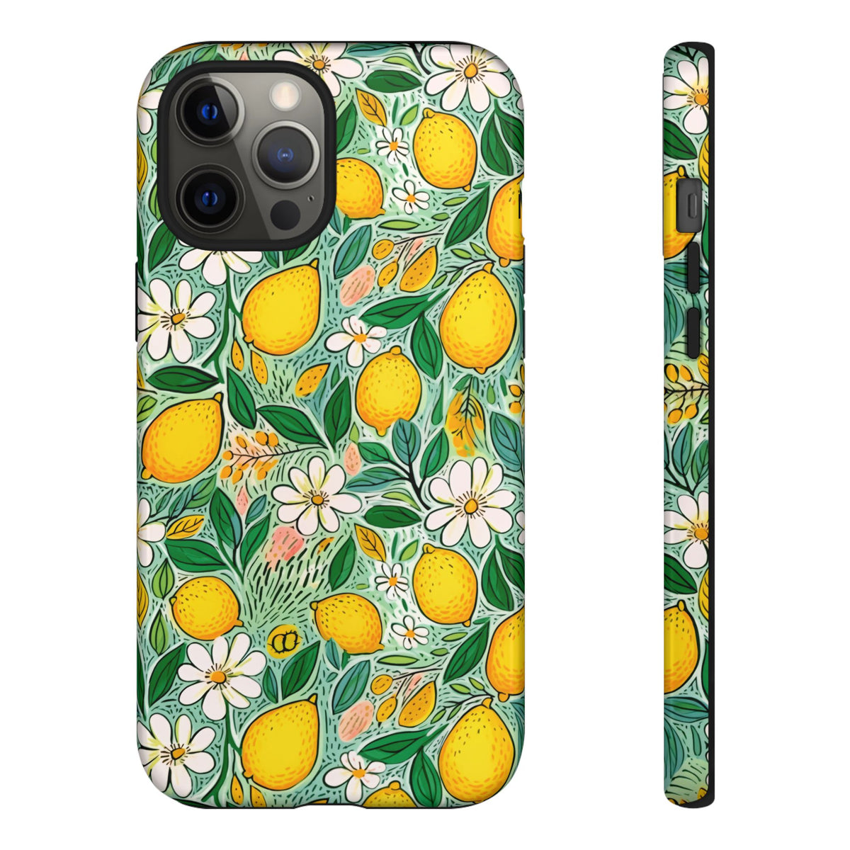 Cute Summer Lemons Phone Case – Refreshing Citrus Design for Your Phone 3