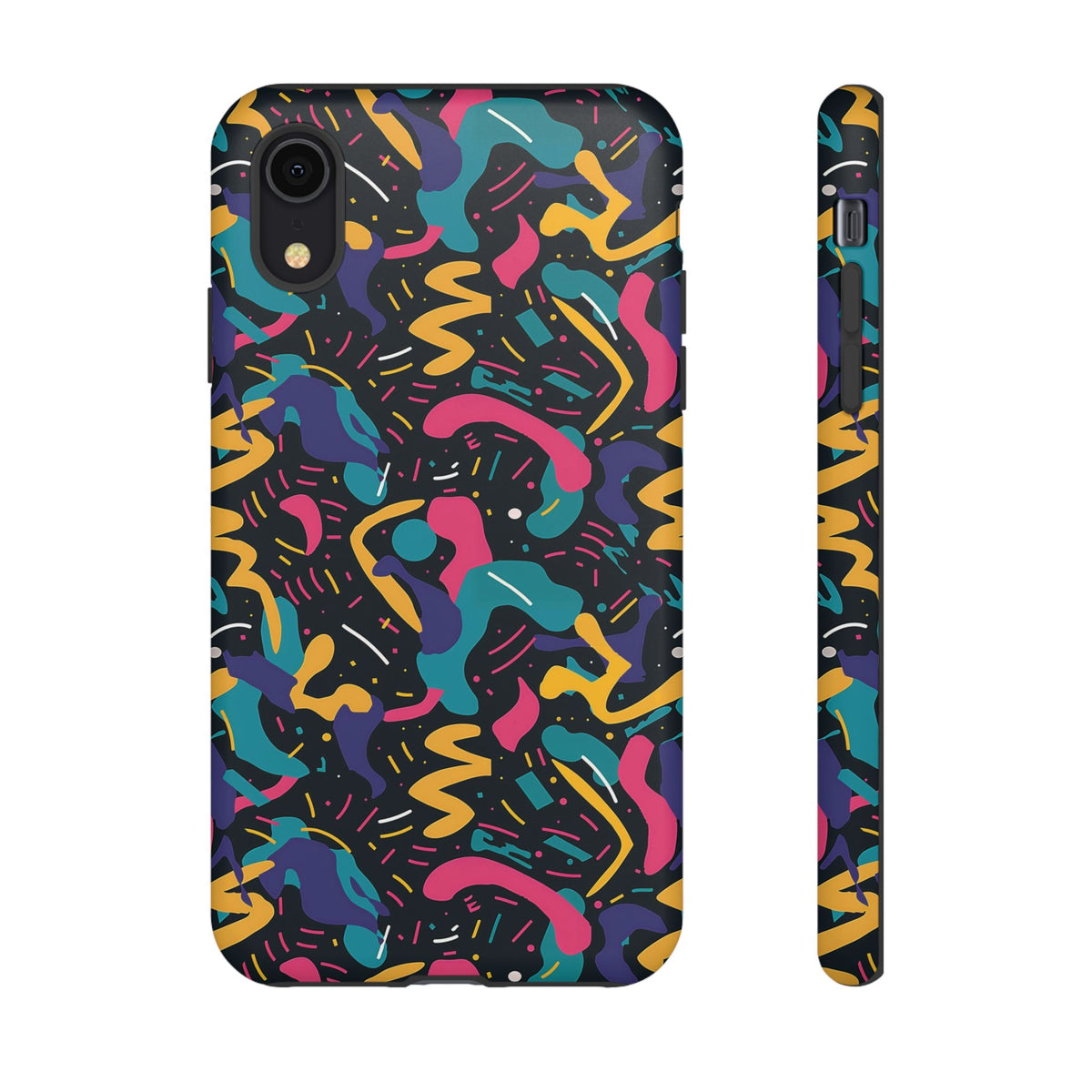 90s Themed Seamless Pattern Phone Case – Embrace Retro Style and Protection 235