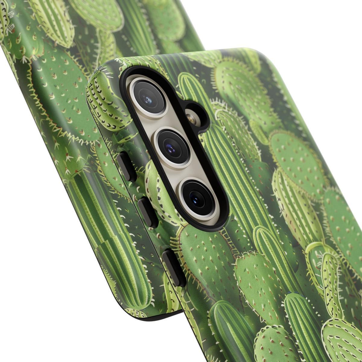 Cactus Embroidery Phone Case – Elegant and Unique Handcrafted Cactus Design