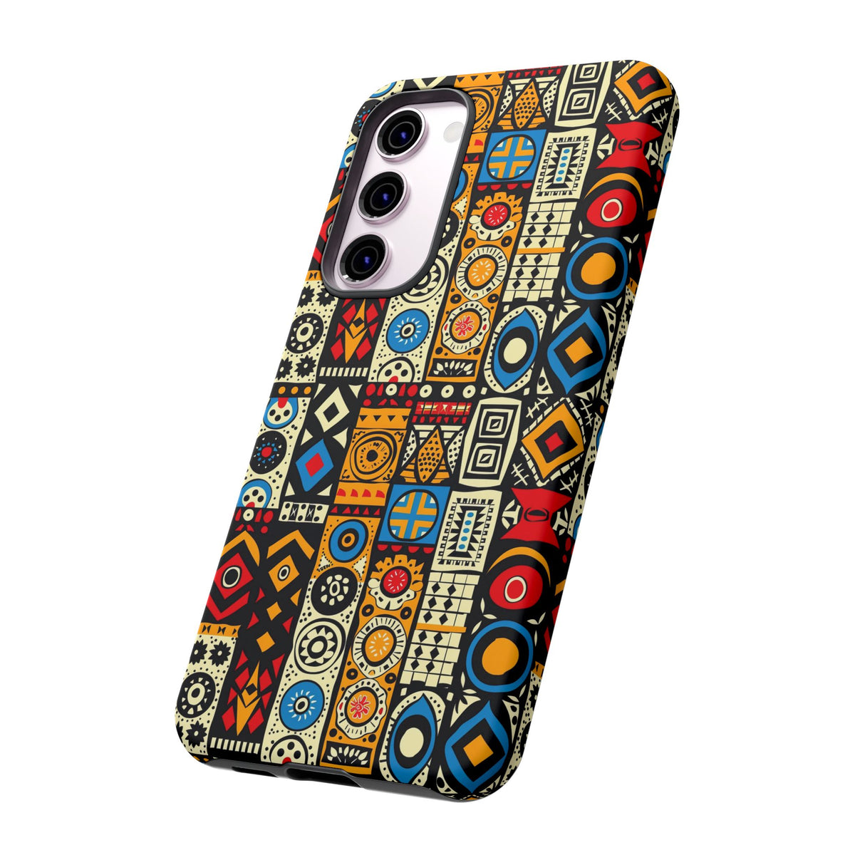 Stylish African Pattern Phone Case – Unique and Vibrant Protection 206