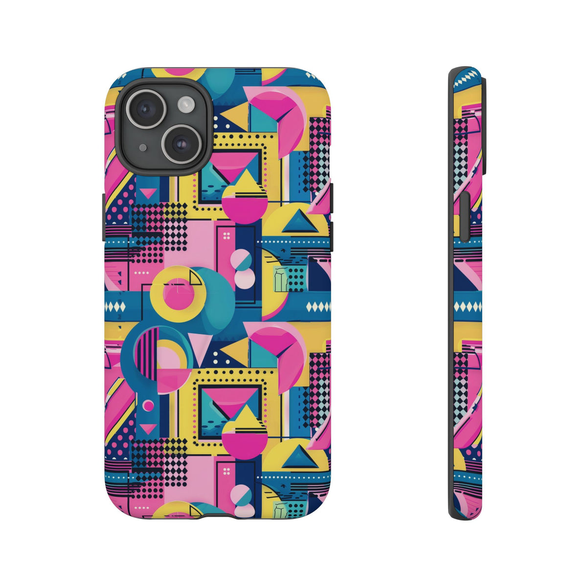 Retro 80s Seamless Phone Case – Vintage Style Meets Modern Protection 090