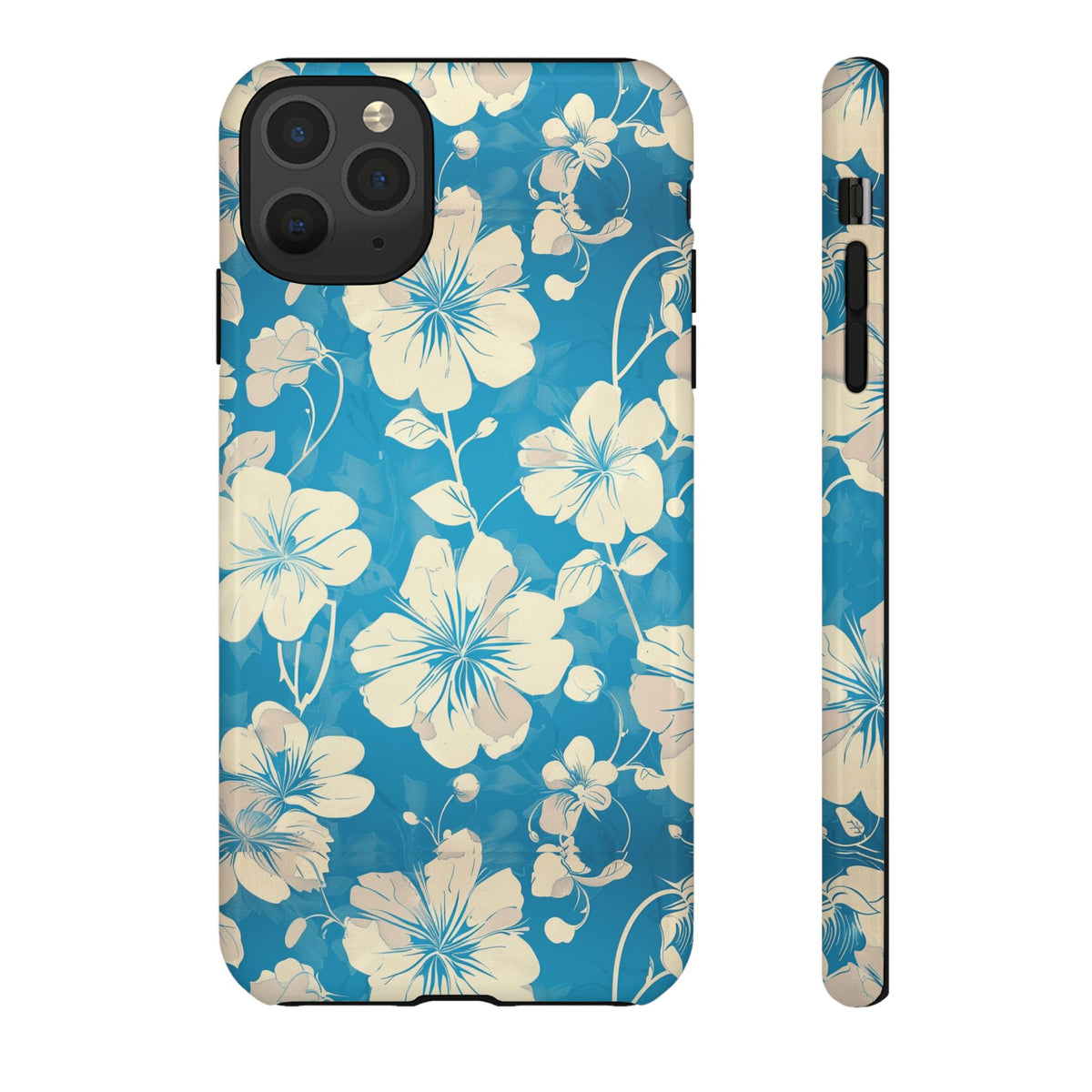 Blue Floral Seamless Pattern Phone Case