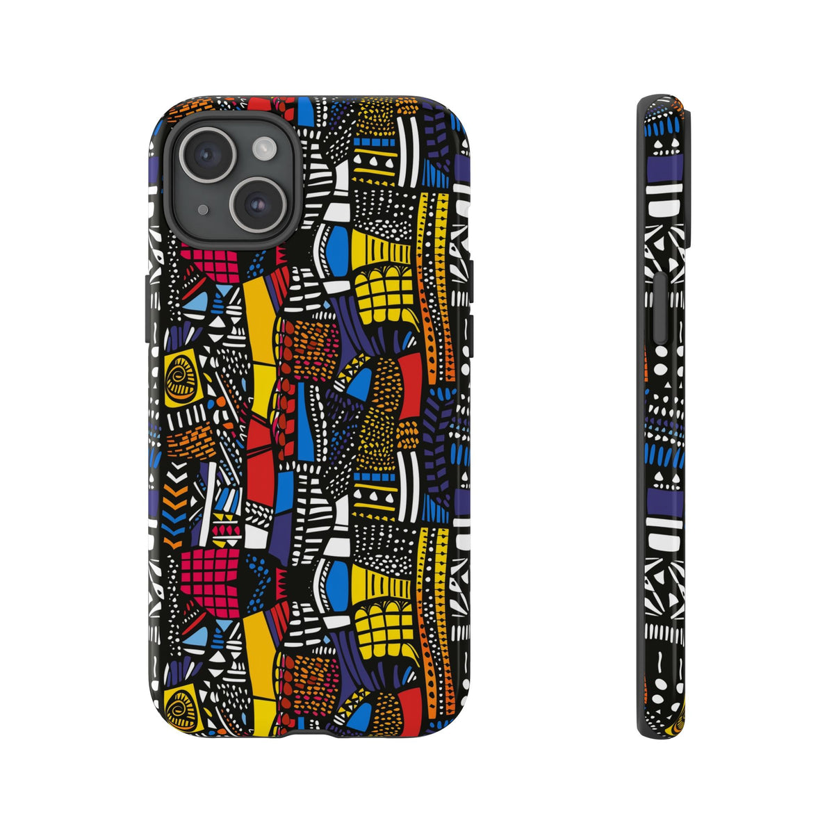 Stylish African Pattern Phone Case – Unique and Vibrant Protection 201