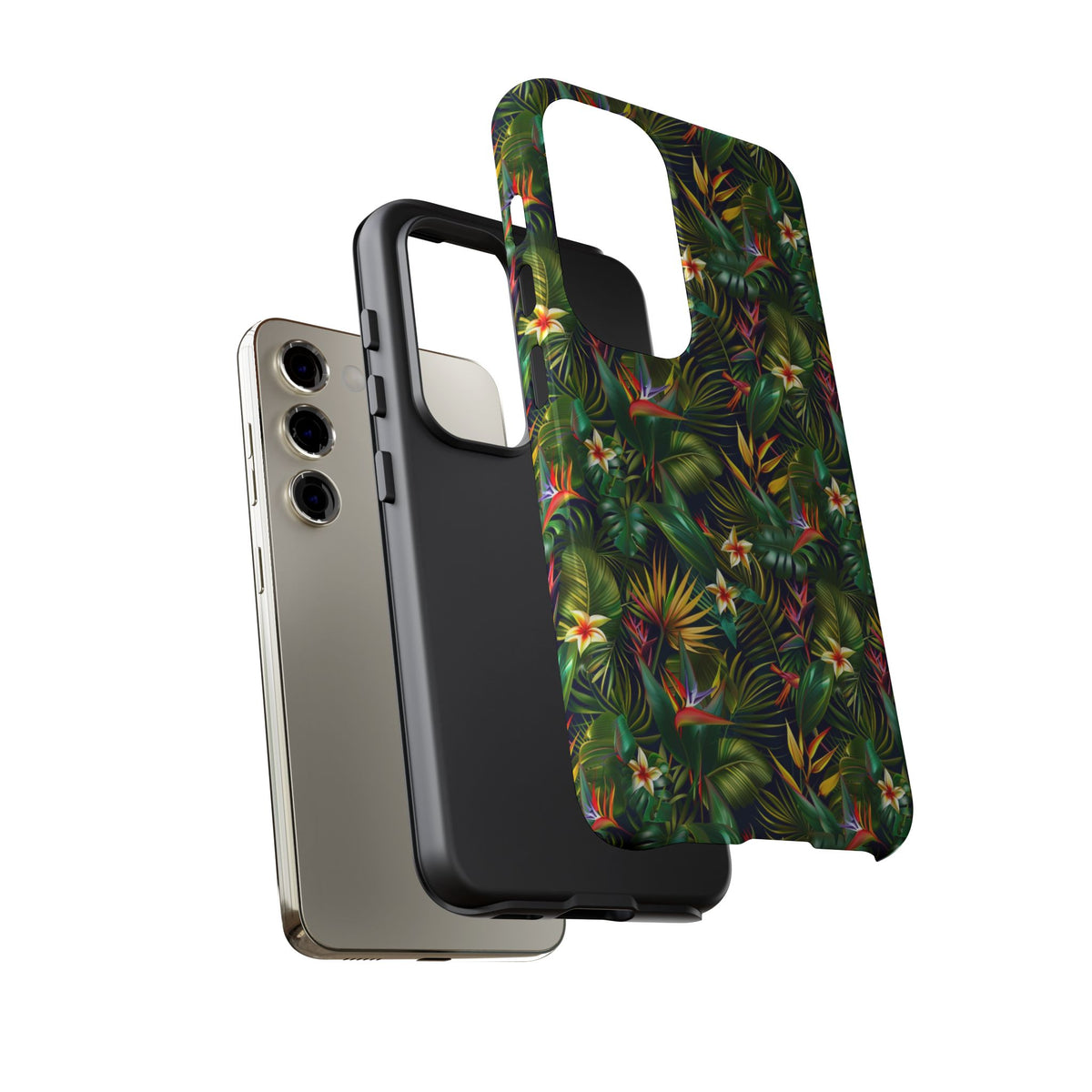 Jungle Pattern Phone Case – Exotic & Lush Design for Your Phone 348