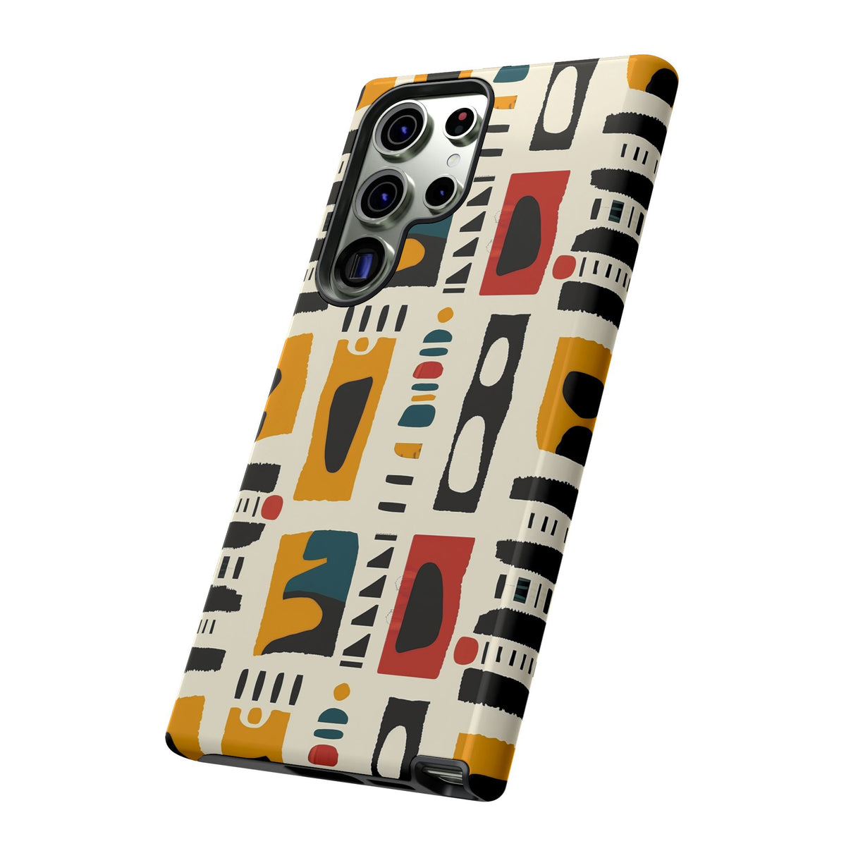 Stylish African Pattern Phone Case – Unique and Vibrant Protection 260