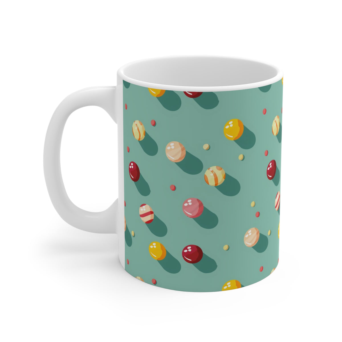 Colorful All-Over Candy Theme Coffee Mug Fun Ceramic Drinkware 229