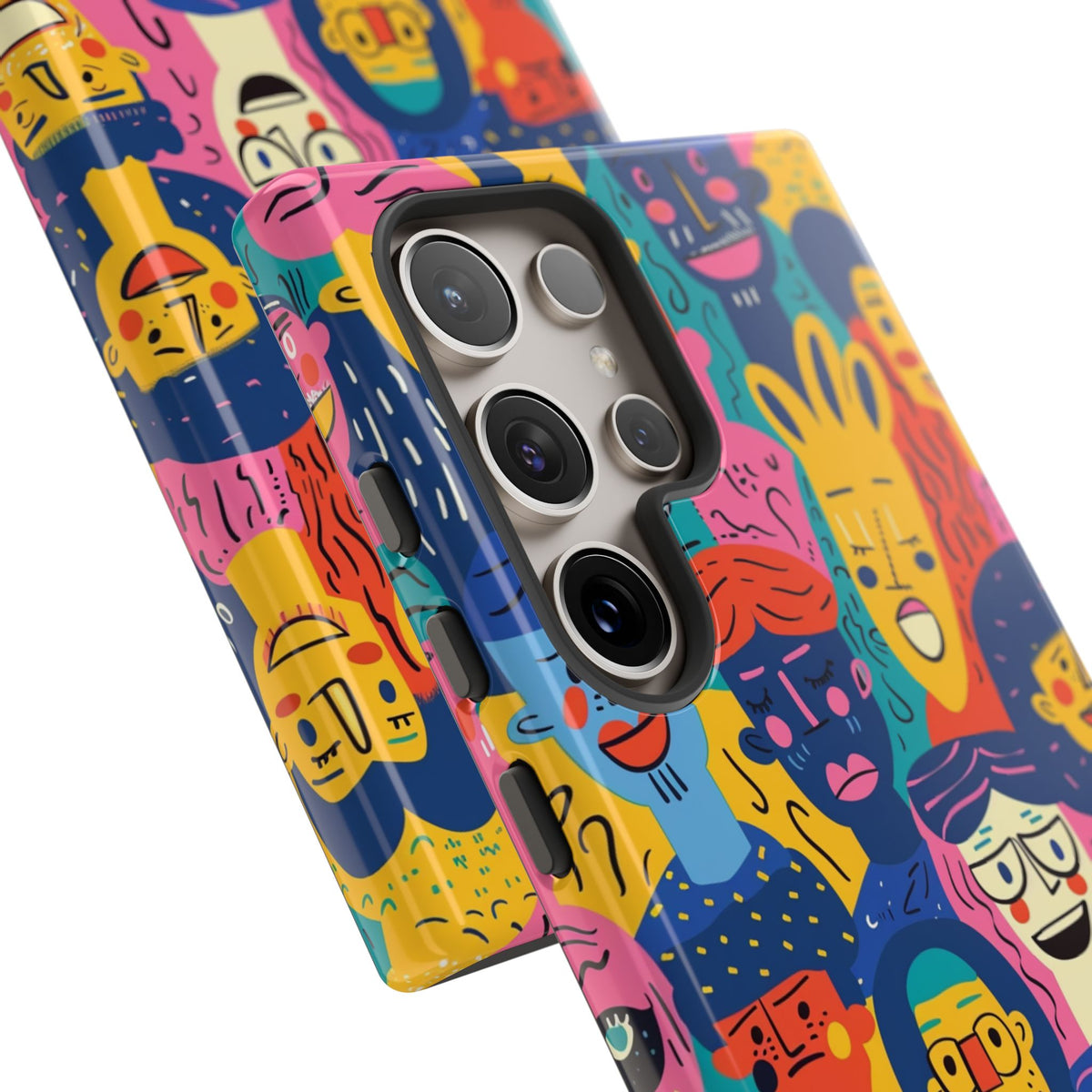 Happy Faces Phone Case – Joyful and Cheerful Design for a Bright Look 6