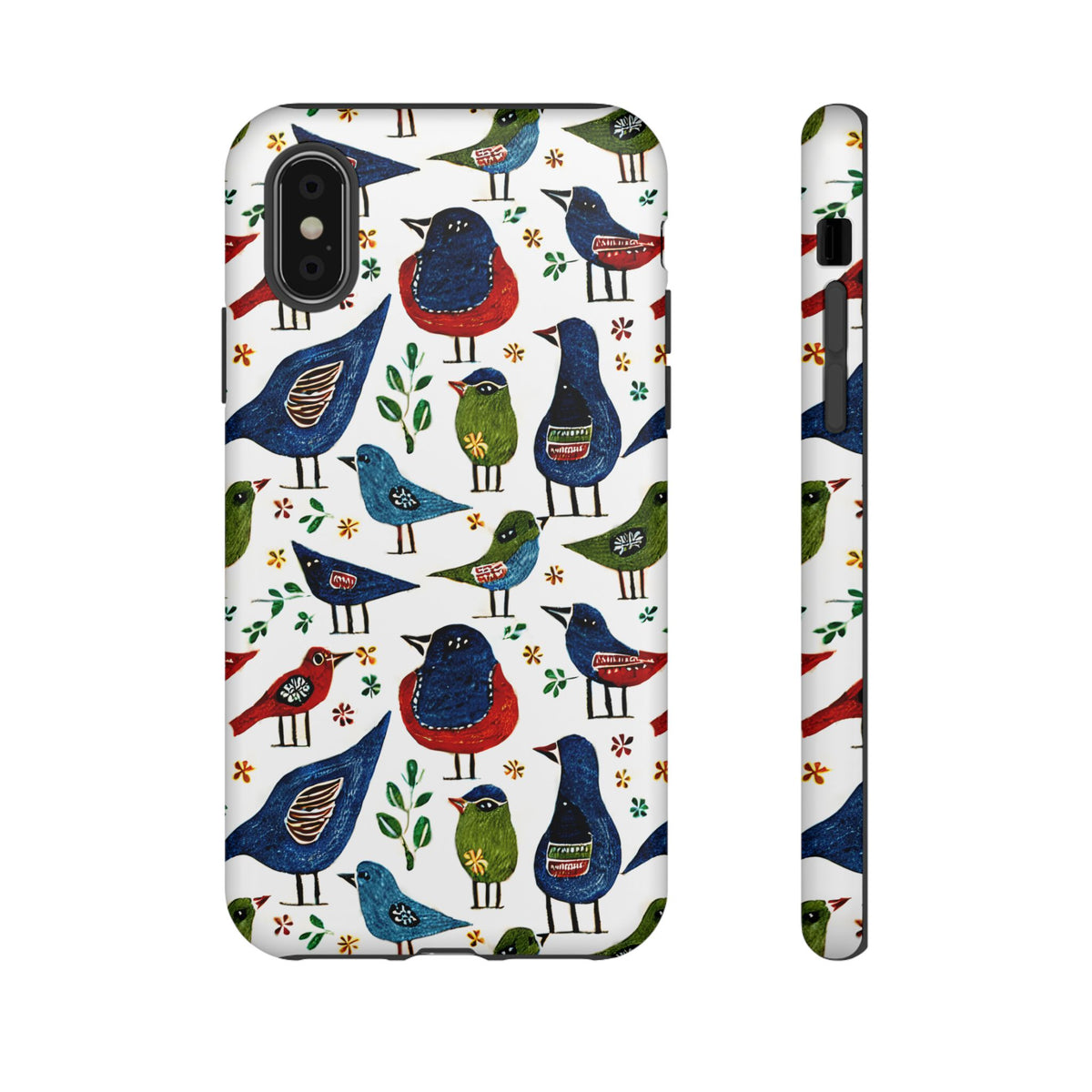 Birds Seamless Pattern Phone Case – Elegant and Timeless Avian Design 12