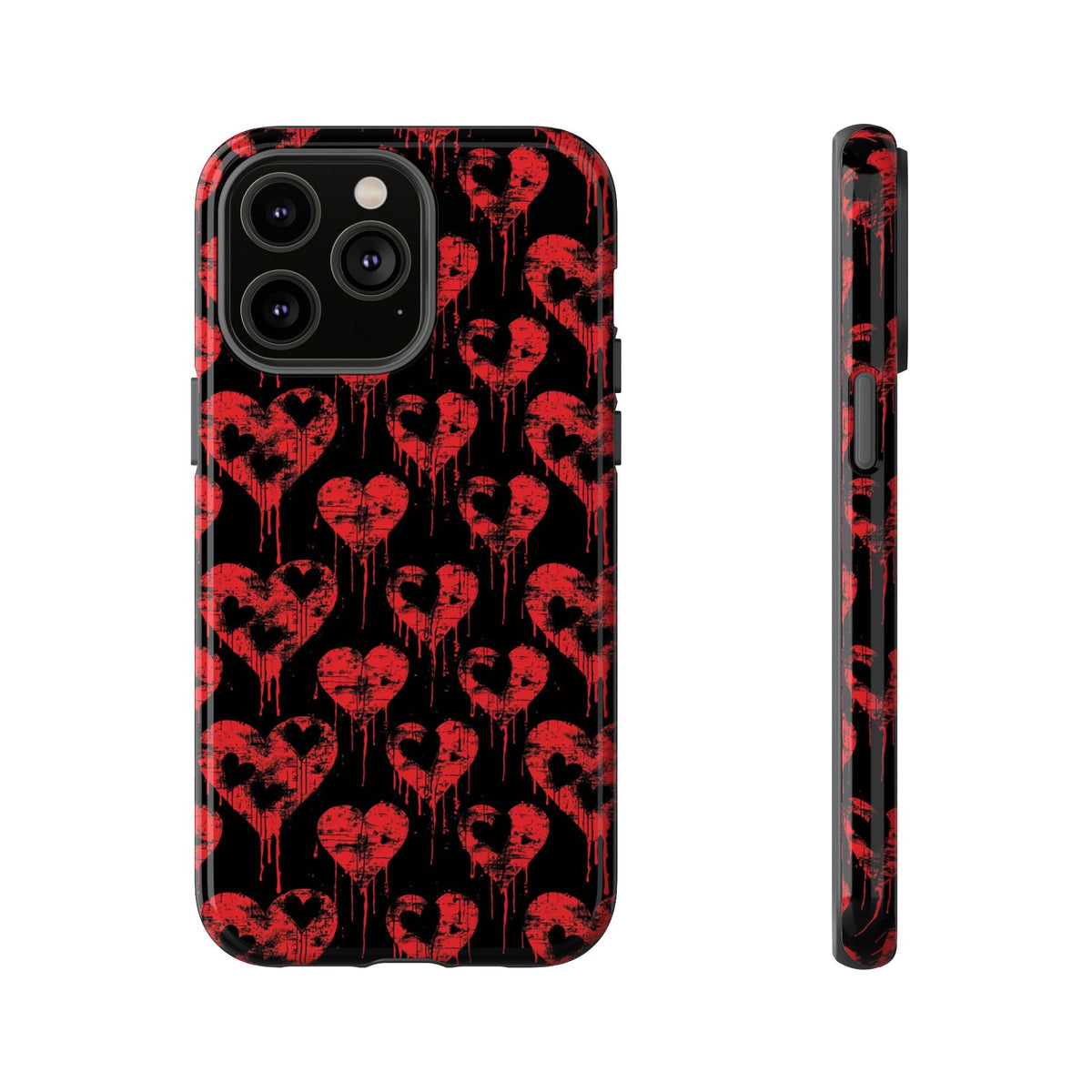 Heart Pattern Phone Case – Stylish & Loving Design for Your Device 367