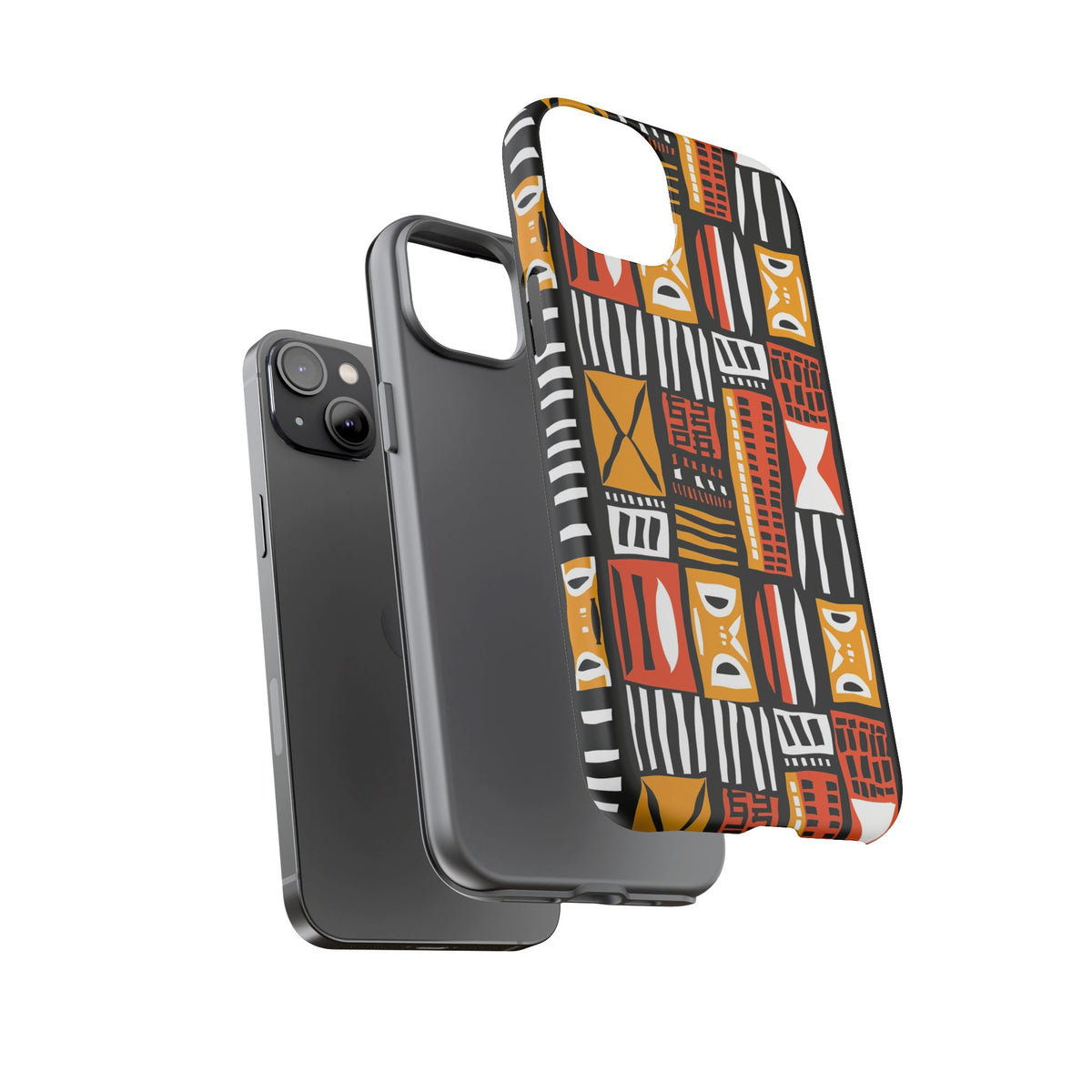 Stylish African Pattern Phone Case – Unique and Vibrant Protection 136