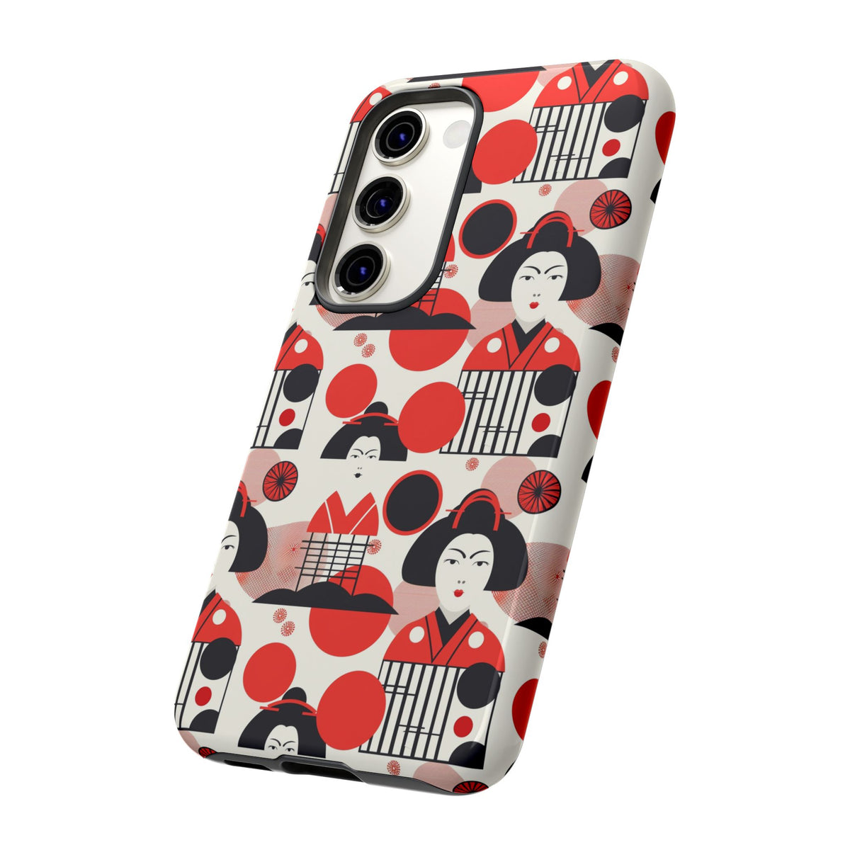 Japanese Pattern Phone Case – Elegant & Timeless Design for Your Phone 018