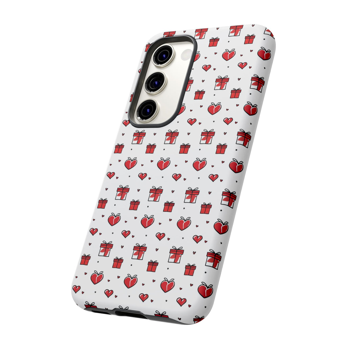 Heart Pattern Phone Case – Stylish & Loving Design for Your Device 234