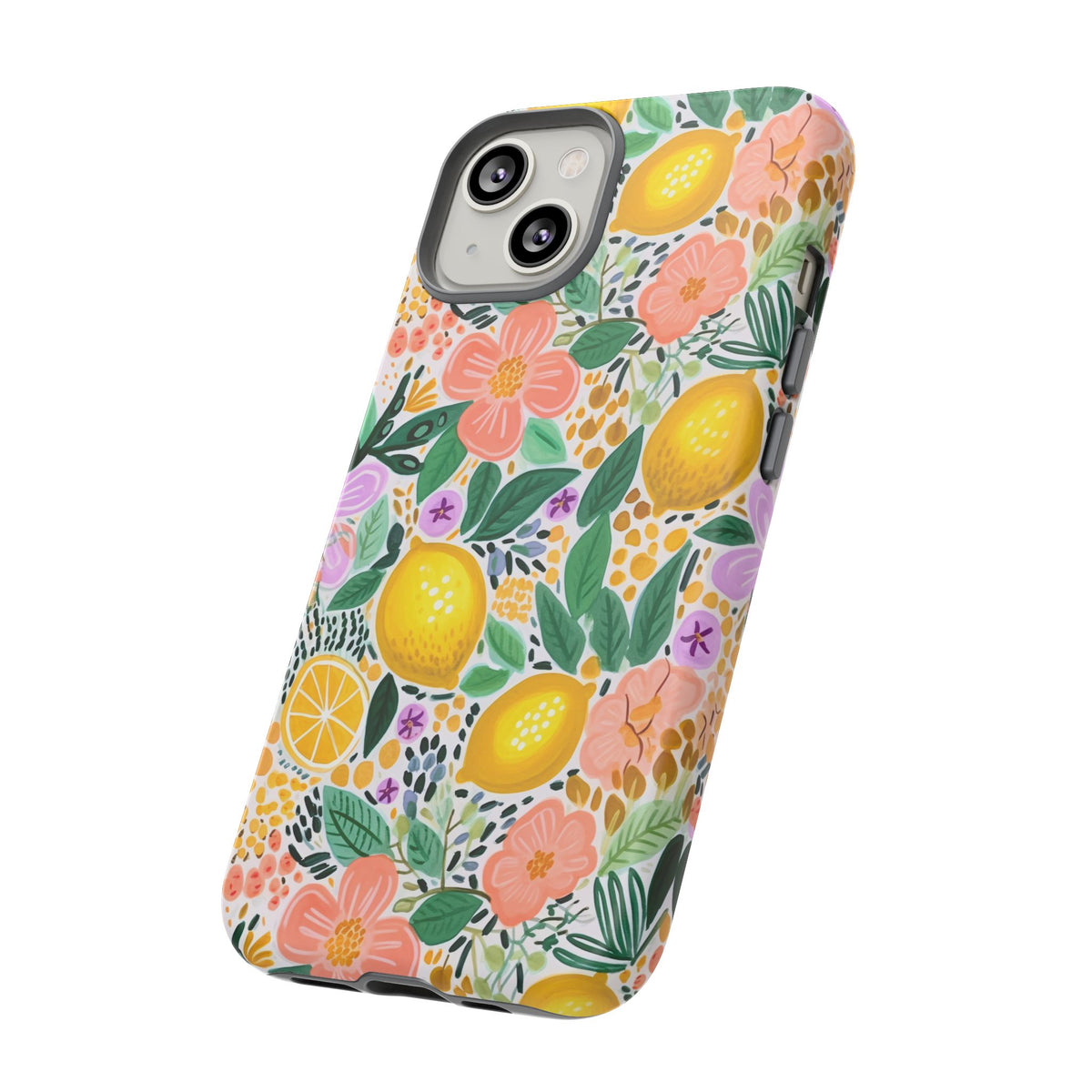 Cute Summer Lemons Phone Case – Refreshing Citrus Design for Your Phone