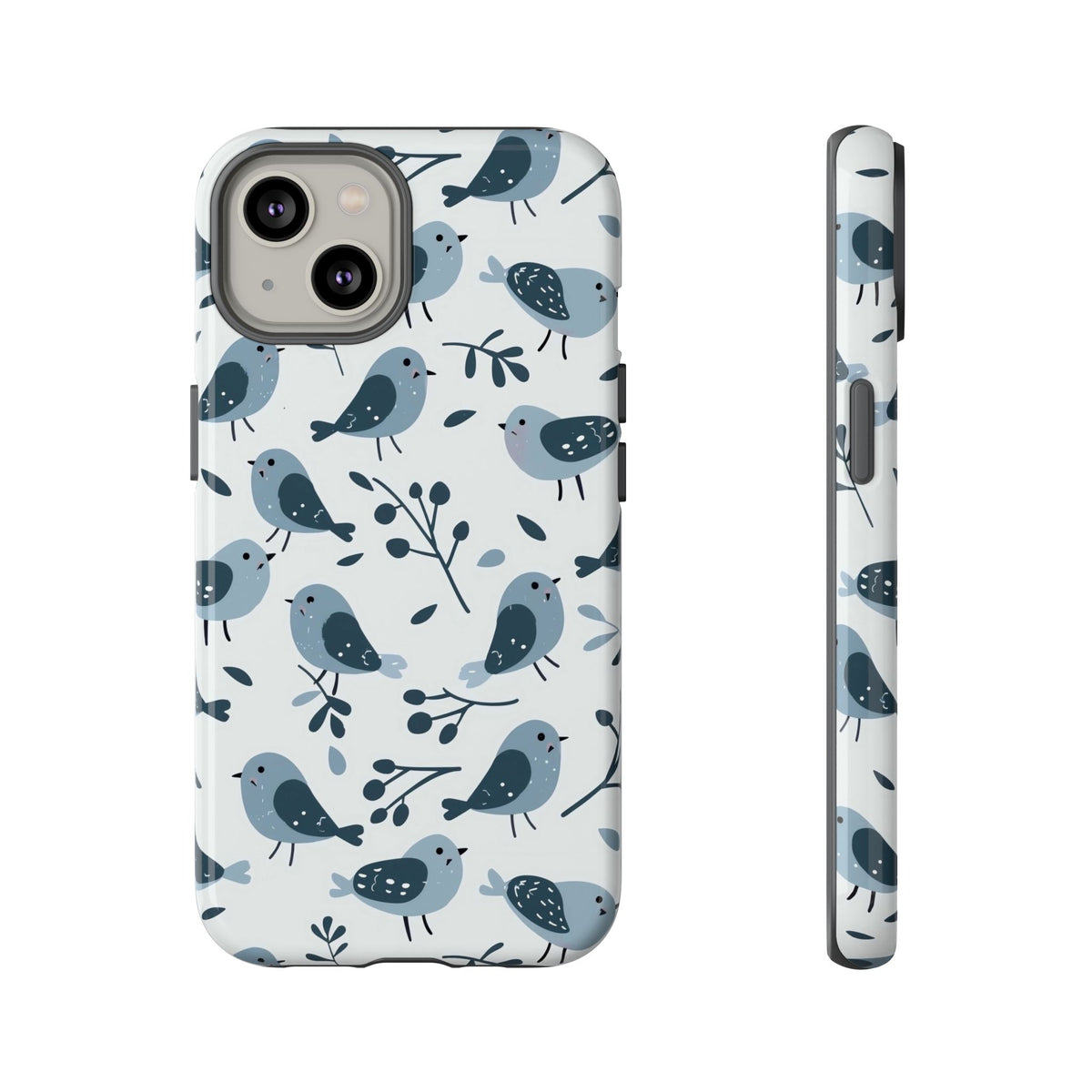 Birds Seamless Pattern Phone Case – Elegant and Timeless Avian Design 10