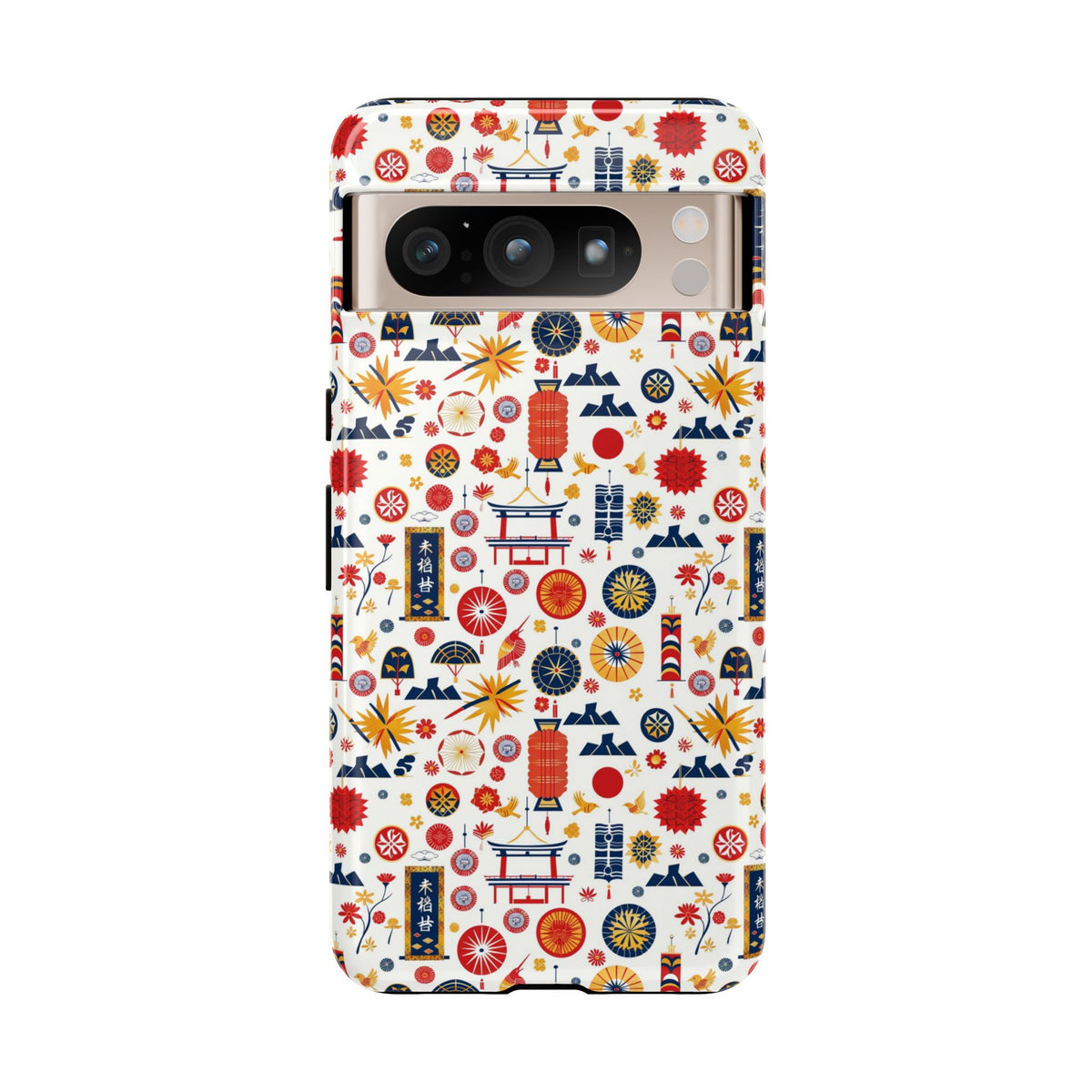 Japanese Pattern Phone Case – Elegant & Timeless Design for Your Phone 118