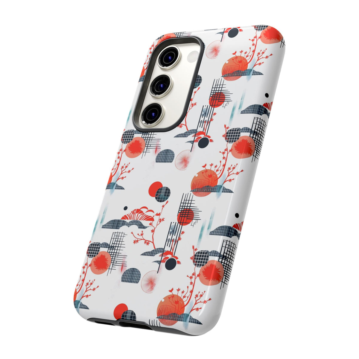 Japanese Pattern Phone Case – Elegant & Timeless Design for Your Phone 082