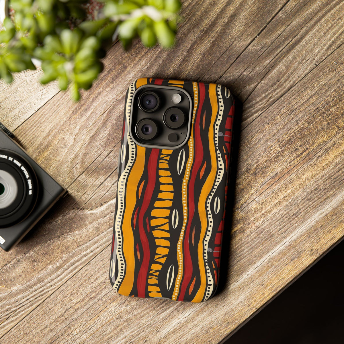 Stylish African Pattern Phone Case – Unique and Vibrant Protection 199