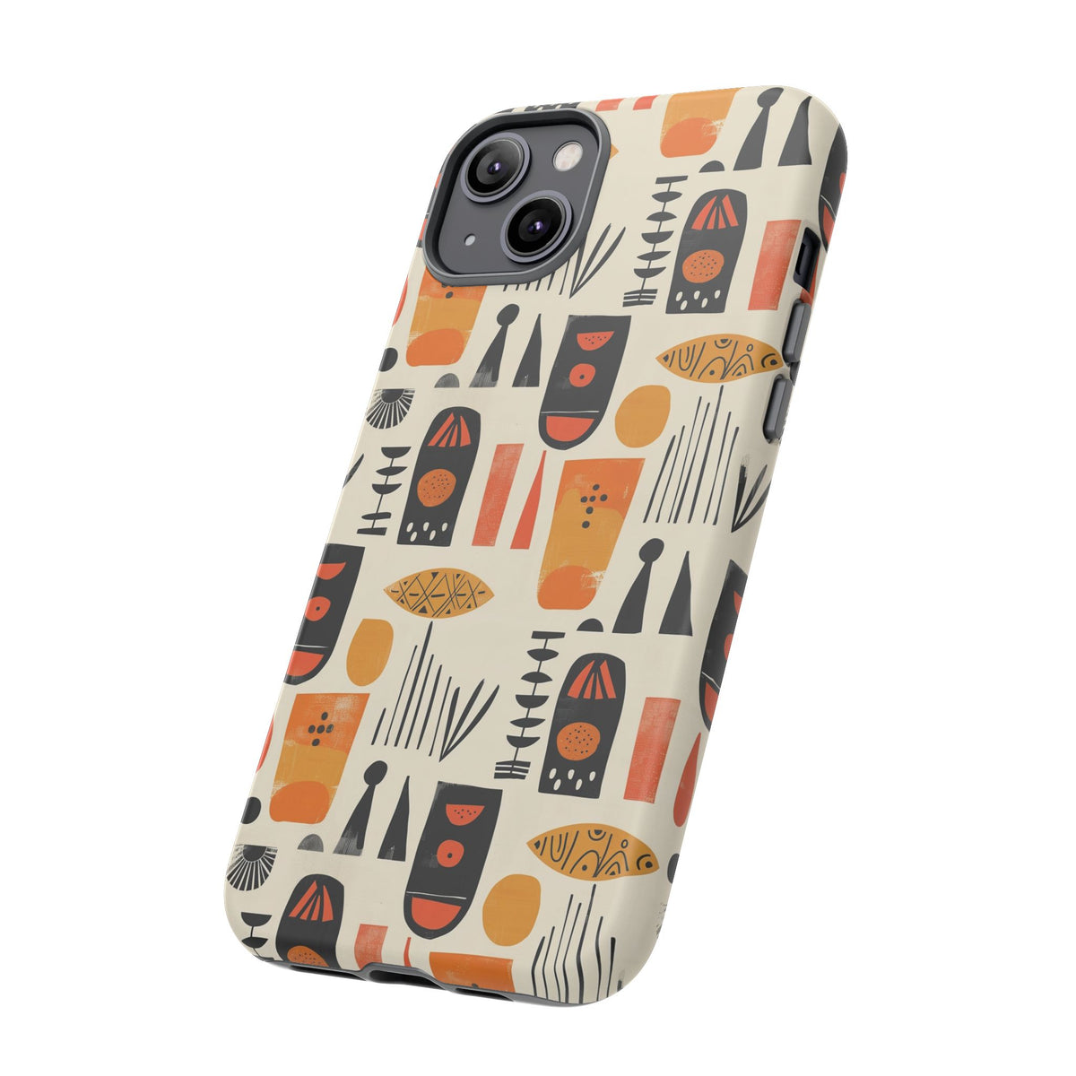 Stylish African Pattern Phone Case – Unique and Vibrant Protection 208