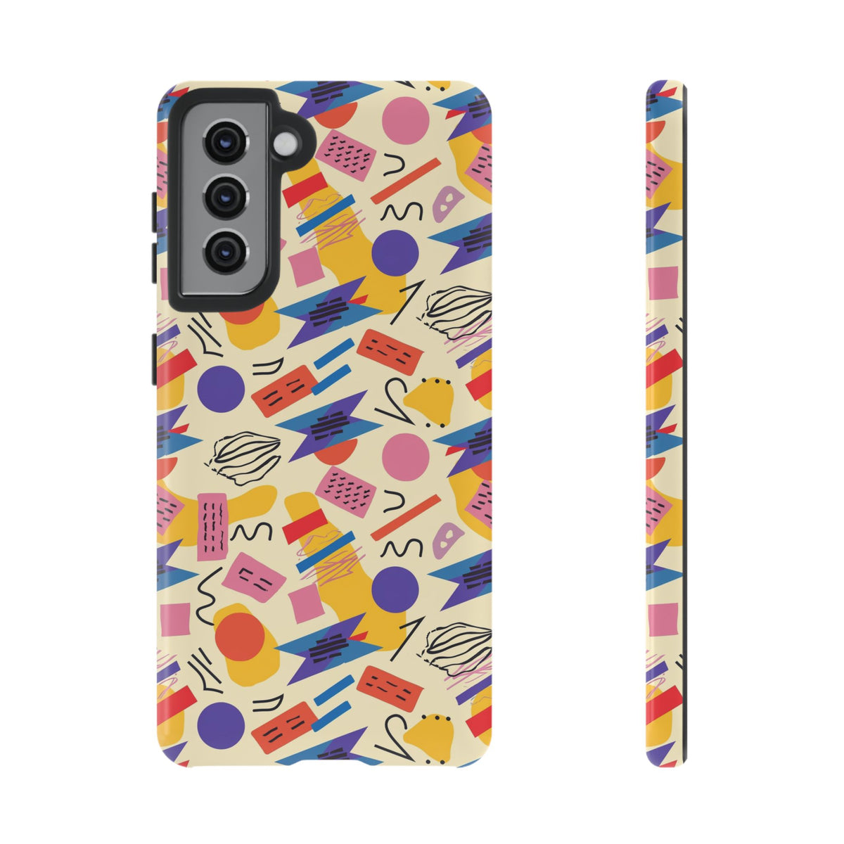 90s Themed Seamless Pattern Phone Case – Embrace Retro Style and Protection 270