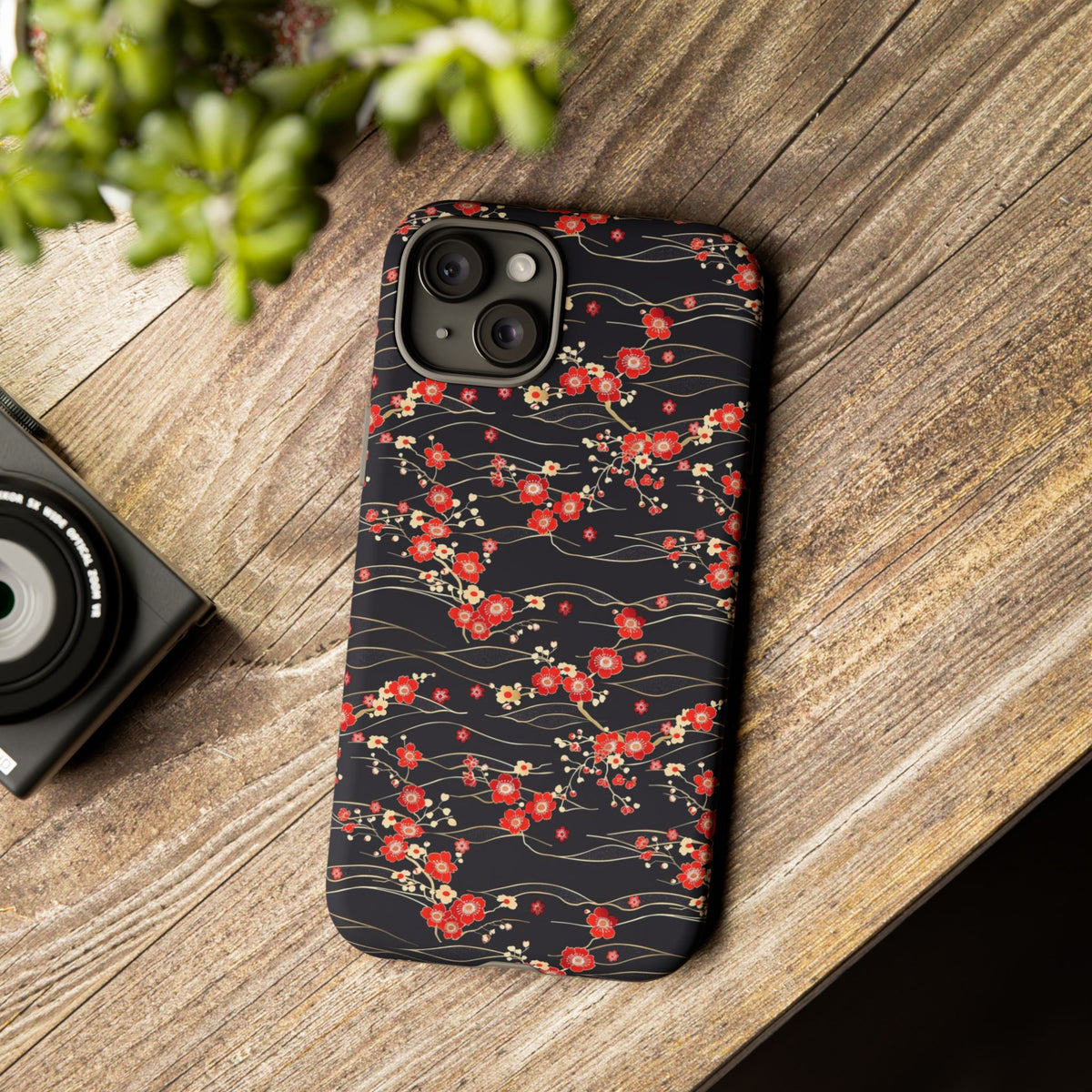 Japanese Pattern Phone Case – Elegant & Timeless Design for Your Phone 041